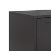 vidaXL TV-Schrank Schwarz 68x39x43,5 cm Stahl
