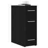 vidaXL Apothekerschrank Schwarze Eiche 20 x 45.5 x 60 cm Holzwerkstoff