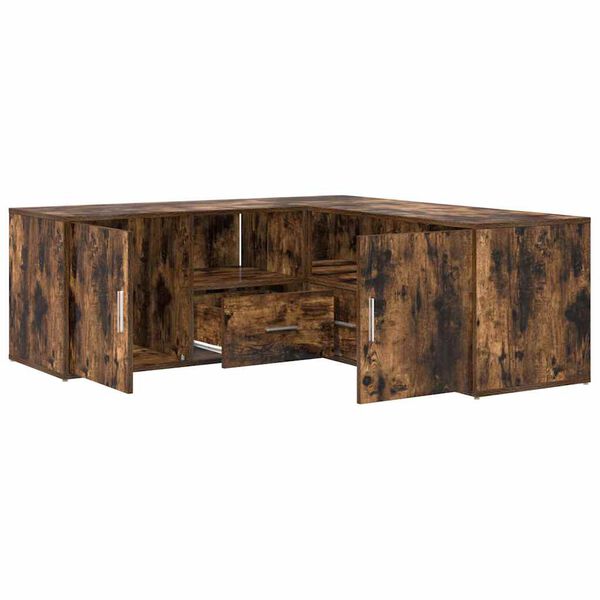 vidaXL Eckregal R&auml;uchereiche 200x40x45 cm Holzwerkstoff