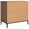 vidaXL Nachttisch Braun Eichen-Optik 63,5 x 36 x 61 cm Holzwerkstoff