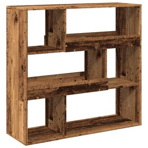 vidaXL B&uuml;cherregal/Raumteiler Altholz-Optik 100x33x94,5 cm