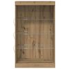vidaXL LED-Sideboard Artisan-Eiche 60,5 x 37 x 100 cm Holzwerkstoff