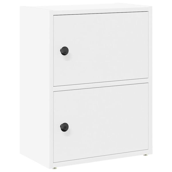 vidaXL B&uuml;cherregal Wei&szlig; 40x24x52 cm Holzwerkstoff