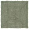 vidaXL Bereichsteppich Olivgr&uuml;n 160 x 160 cm Jute