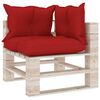 vidaXL 6-tlg. Garten-Lounge-Set aus Paletten mit Kissen Kiefernholz