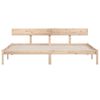 vidaXL Massivholzbett ohne Matratze 200x200 cm
