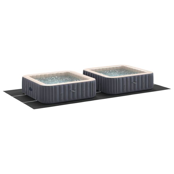 vidaXL Bodenfolie f&uuml;r Pools Schwarz 640 x 321 x 0,1 cm Vliesstoff