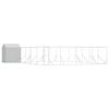 vidaXL Outdoor-Hundezwinger mit Dach Silbern 10x10x2,5m Stahl Verzinkt