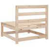 vidaXL 4-tlg. Garten-Sofagarnitur Massivholz Kiefer