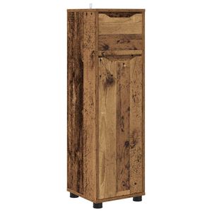 vidaXL Badezimmerschrank Altholz 30,5 x 30 x 101 cm Holzwerkstoff