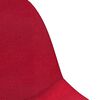 vidaXL B&uuml;rostuhl Drehbar Weinrot Stoff