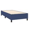 vidaXL Boxspringbett mit Matratze Blau 90x190 cm Stoff