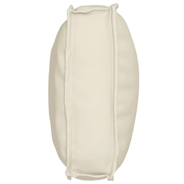 vidaXL Kissen Creme 70 x 40 x 12 cm Oxford-Stoff