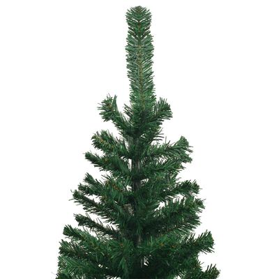 vidaXL Künstlicher Weihnachtsbaum mit Beleuchtung L 240 cm Grün