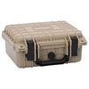 vidaXL Hartschalenkoffer Sand 27 x 24,5 x 12,5 cm Polypropylen und ABS