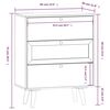 vidaXL Sideboard mit Schubladen 60x30x75 cm Holzwerkstoff