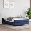 vidaXL Taschenfederkernmatratze Mittel Blau 120x200x20 cm Stoff