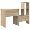 vidaXL Schreibtisch Sonoma-Eiche 131,5 x 50 x 106,5 cm Holzwerkstoff