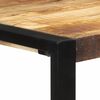 vidaXL Bartisch 110x55x110 cm Massives Raues Mangoholz