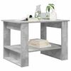 vidaXL Couchtisch Beton Grau 72 x 50 x 50 cm Holzwerkstoff