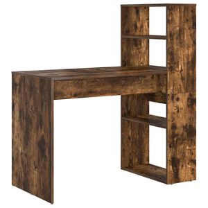 vidaXL Schreibtisch Ger&auml;ucherte Eiche Holzwerkstoff 113 x 54 x 120 cm