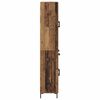 vidaXL Highboard Wandmontiert Altholz 69,5 x 34 x 180 cm Holzwerkstoff