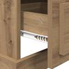 vidaXL Nachttisch Artisan-Eiche 39 x 39 x 67,5 cm Holzwerkstoff