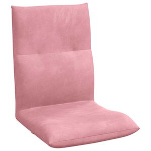 vidaXL Verstellbarer Fu&szlig;sessel Rosa Samt