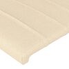 vidaXL Kopfteile 2 Stk. Creme 90x5x78/88 cm Stoff