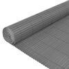 vidaXL Gartenzaun Grau 150 x 300 cm PVC