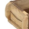 vidaXL Tablett Braun 57 x 15 x 9 cm Massives upgecyceltes Holz