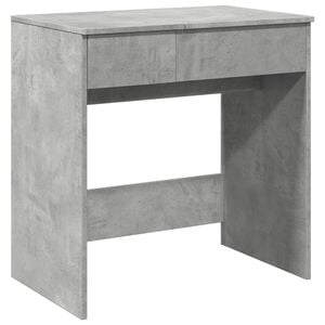 vidaXL Schminktisch mit Spiegel Betongrau 73x46,5x120 cm