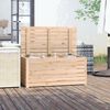 vidaXL Gartenbox 101x50,5x46,5 cm Massivholz Kiefer