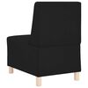 vidaXL Modulares Armfreies Sofa 3 pcs Schwarz 55 x 74 x 82 cm
