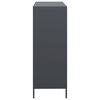 vidaXL Highboard Anthrazit 101,5x39x103,5 cm Stahl