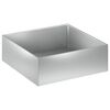 vidaXL Garten-Pflanzgef&auml;&szlig; Silber 60 x 60 x 20 cm Verzinkter Stahl