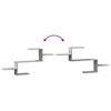 vidaXL Wandregal Betongrau 104x15x49 cm Holzwerkstoff