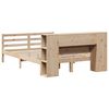 vidaXL Massivholzbett mit Regal ohne Matratze 160x200 cm Kiefernholz