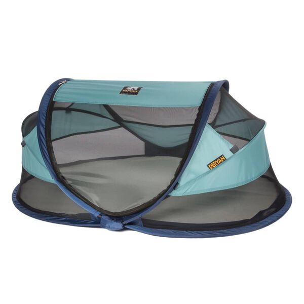 DERYAN Pop-up-Baby-Reisebett mit Moskitonetz Luxe Ozeanblau