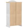 vidaXL Kleiderschrank Corona Weiß 102x52x186 cm Massivholz Kiefer