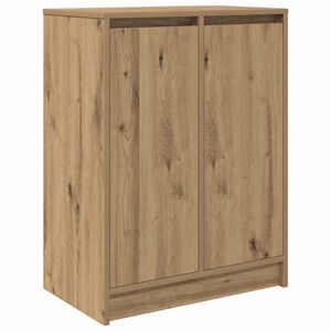 vidaXL Schuhschrank Artisan-Eiche 57x34x76 cm Holzwerkstoff