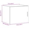 vidaXL Wandschrank Grau Sonoma 50x42,5x40 cm Holzwerkstoff