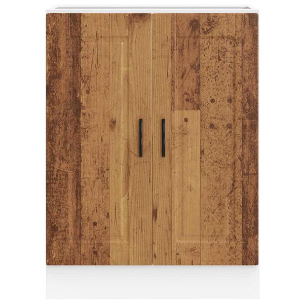 vidaXL K&uuml;chenunterschrank Porto Altholz-Optik Holzwerkstoff