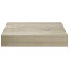 vidaXL Schwebende Wandregale 4 Stk. Eichefarben 23x23,5x3,8cm MDF