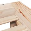 vidaXL Massivholzbett ohne Matratze 90x190 cm Kiefer