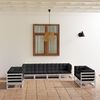 vidaXL 8-tlg. Garten-Lounge-Set mit Kissen Kiefer Massivholz