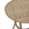 vidaXL 3-tlg. Bistro-Set mit Kissen Beige Poly Rattan