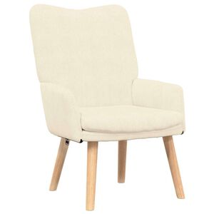vidaXL Sessel Creme 63 x 67 x 94 cm Stoff