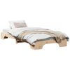 vidaXL Bettrahmen Natur 100 x 200 cm Massives Kiefernholz