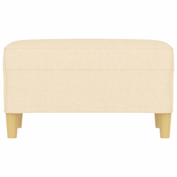 vidaXL Sitzbank Creme 70x35x41 cm Stoff